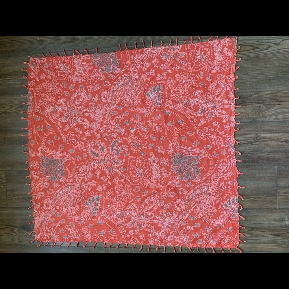Vibrant Paisley Scarf